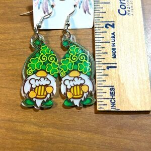 Beer gnome earrings